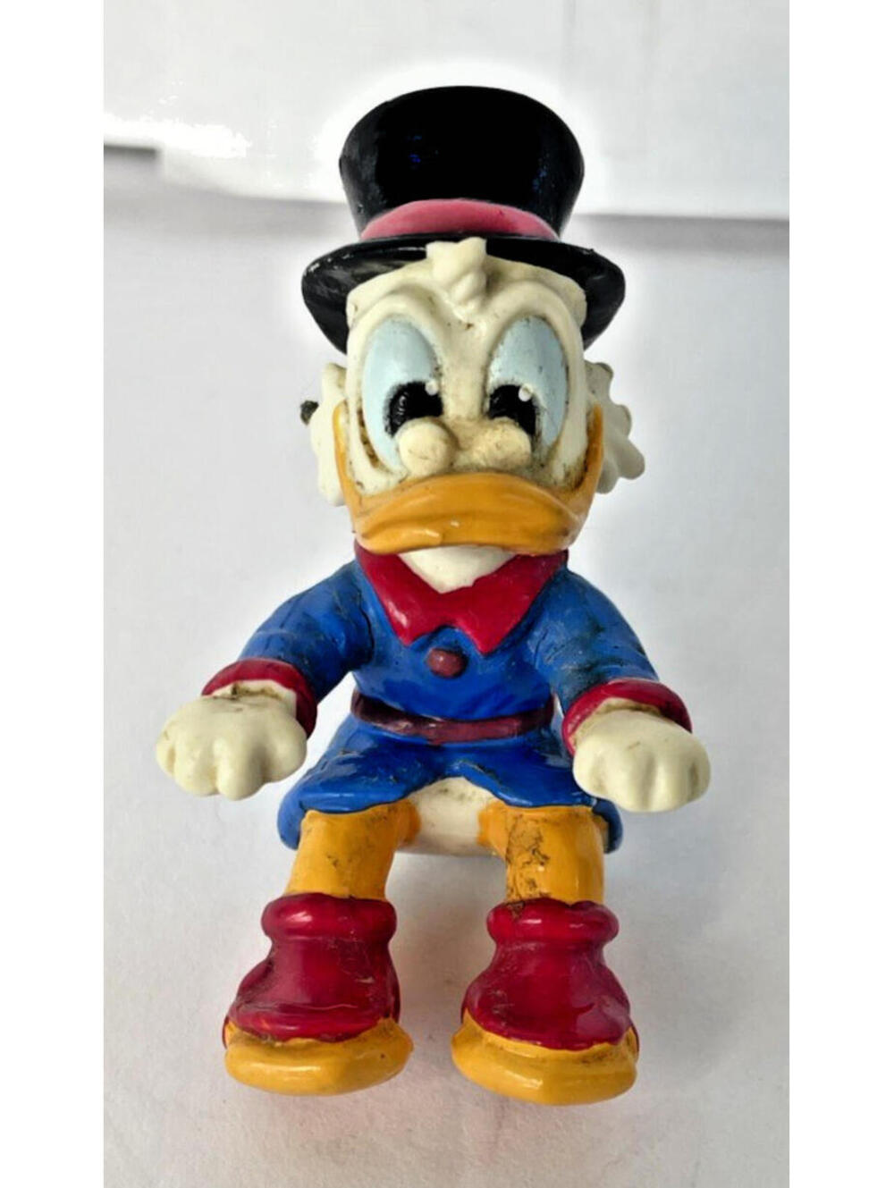 Vintage Rare Scrooge McDuck  1.5” Figure PVC Disney Toy figure